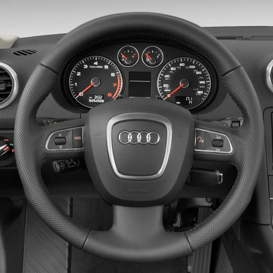 Steering Wheel Cover Kits for Audi A1 A4 A5 A8 Q7 RS4 S4 S5 S6 S8 2005-2012
