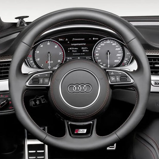 Steering Wheel Cover Kits for Audi A3 A4 A5 A6 A7 RS7 S6 S7 S8 2012-2018