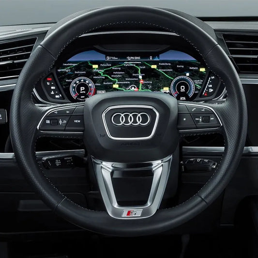 Steering Wheel Cover Kits for Audi A3 A4 A5 S3 S4 S5 RS3 RS4 RS5 Q2 SQ2 Q3 RSQ3 Q5 SQ5 Q7 SQ7 Q8 SQ8 RSQ8 2015-2022