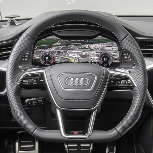 Steering Wheel Cover Kits for Audi A6 A7 A8 S6 S7 RS6 RS7 E-TRON S GT RSE-TRON GT 2018-2023