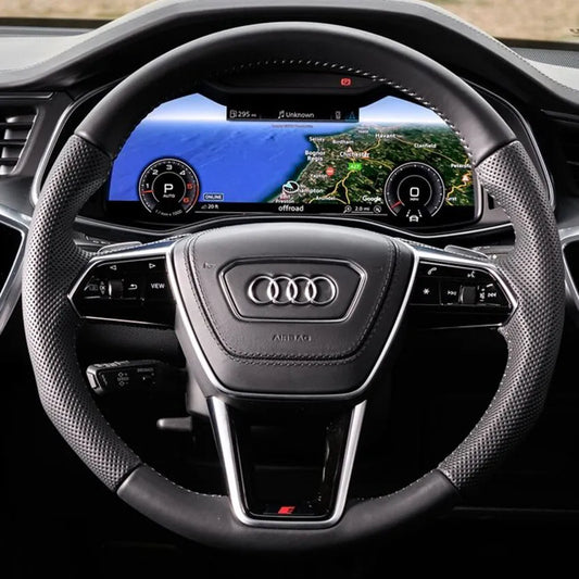 Steering Wheel Cover Kits for Audi A6 A7 A8 S6 S7 S8 RS6 RS7 E-TRON S GT 2018-2023