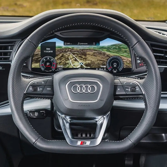 Steering Wheel Cover Kits for Audi Q3 RSQ3 Q5 SQ5 Q7 SQ7 Q8 SQ8 RSQ8 2015-2023