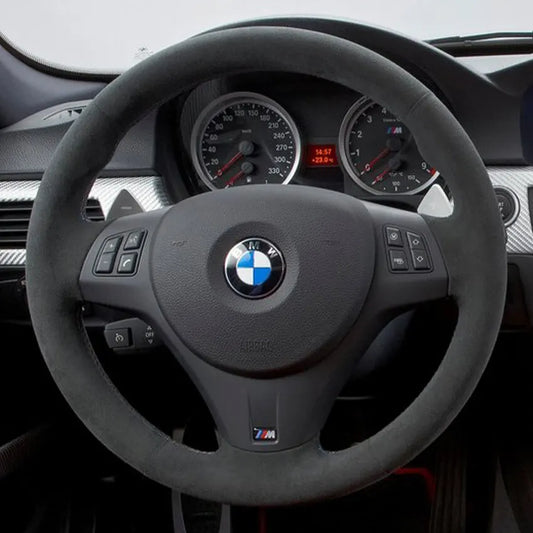 Steering Wheel Cover Kits for BMW X1 E84 E81 E82 E87 E88 M3 E90 E92 E93 2005-2013