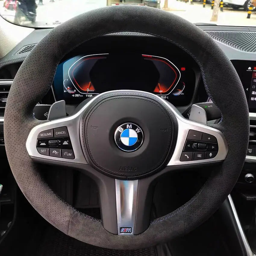 Steering Wheel Cover Kits for BMW X3 X4 X5 X6 X7 Z4 F44 G11 G12 G14 G15 G16 G20 G22 G23 G26 G30 G32 G42 2016-2024