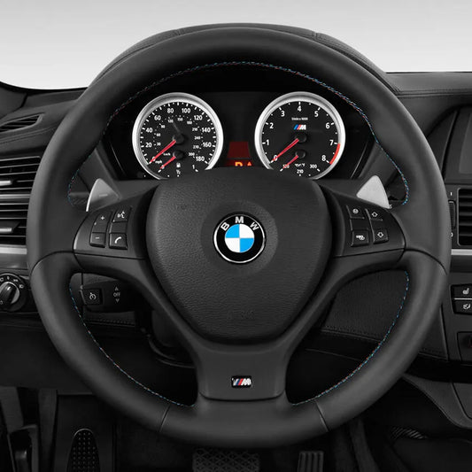 Steering Wheel Cover Kits for BMW X5 X6 E70 E71 M50d M Sport 2006-2014