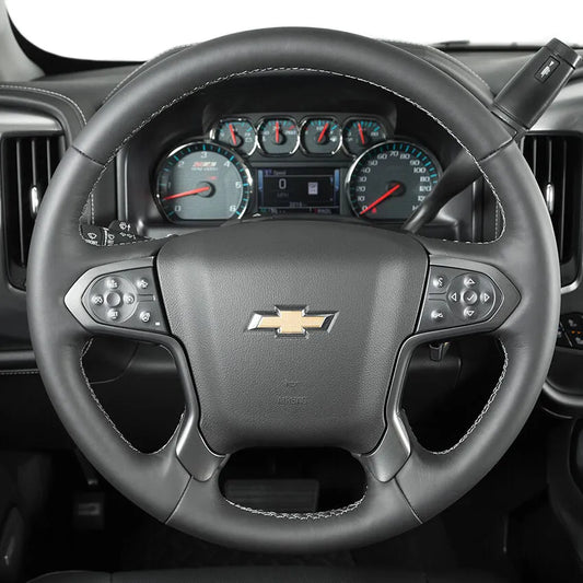 Steering Wheel Cover Kits for Chevrolet Silverado 1500 2500 3500 4500HD 5500HD 6500HD Suburban Tahoe 2014-2022