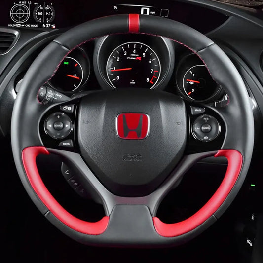 Steering Wheel Cover Kits for Honda Civic 9 Type R 2012-2017