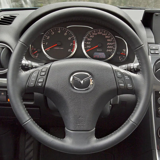 Steering Wheel Cover Kits for Mazda 3 Axela 5 6 Atenza 2004-2010