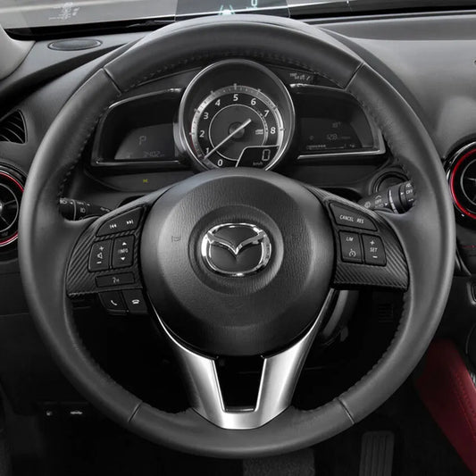 Steering Wheel Cover Kits for Mazda 3 Axela 6 Atenza 2 CX-3 CX3 CX-5 CX5 2013-2017