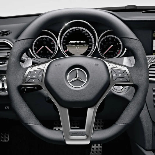 Steering Wheel Cover Kits for Mercedes Benz AMG C63 CLA45 E63 W294 C117 C218 W212 R231 2012-2016