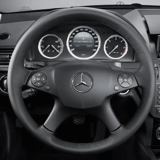 Steering Wheel Cover Kits for Mercedes Benz W204 C280 C230 C180 C260 C200 C300 2007-2010