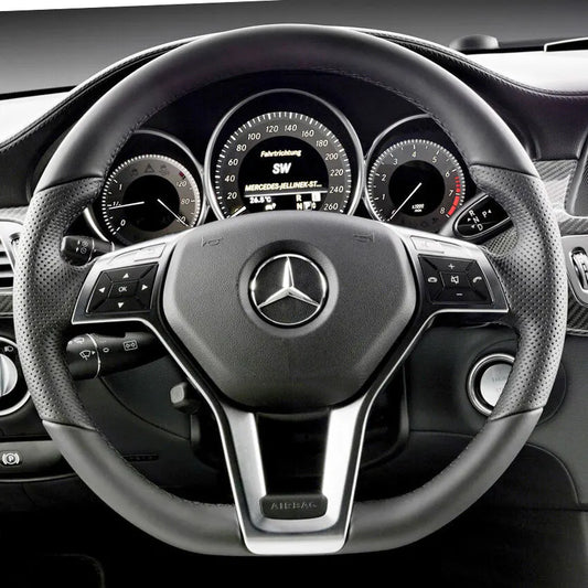 Steering Wheel Cover Kits for Mercedes Benz W204 W212 C218 X156 R231 R172 2012-2016
