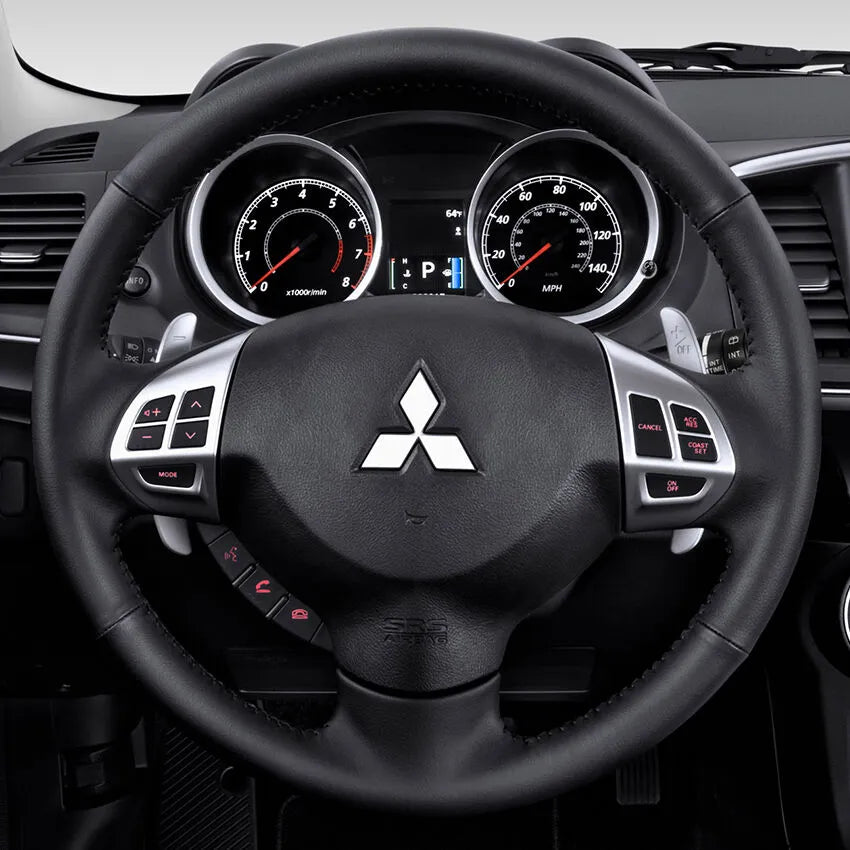 Steering Wheel Cover Kits for Mitsubishi i-MiEV Lancer 9 IX Lancer Sportback Outlander Sport ASX Colt L200 Challenger Triton 2007-2017