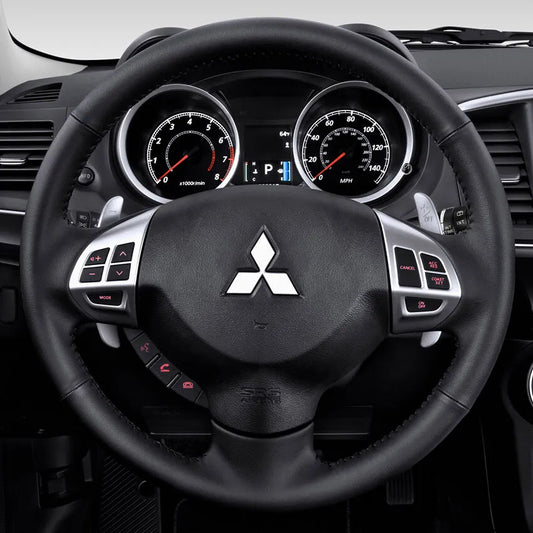 Steering Wheel Cover Kits for Mitsubishi i-MiEV Lancer 9 IX  Lancer Sportback Outlander Sport ASX Colt L200 Challenger Triton 2007-2017