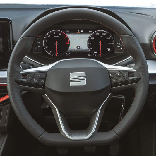 Steering Wheel Cover Kits for Seat Leon IV Ibiza 6F Ateca Arona Tarraco 2020-2022