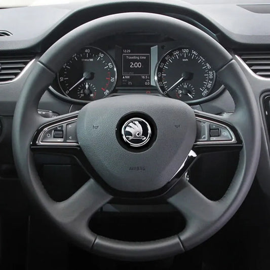 Steering Wheel Cover Kits for Skoda Citigo Fabia Superb Roomster Rapid Octavia 2012-2015