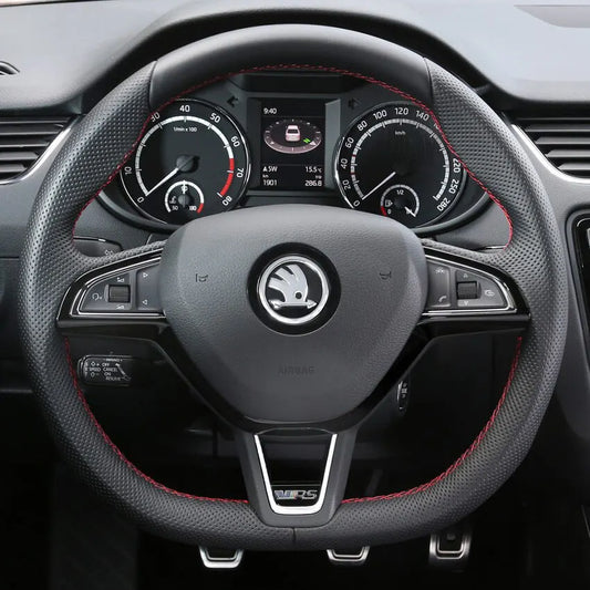 Steering Wheel Cover Kits for Skoda Octavia Fabia Kodiaq Citigo Superb Scala 2015-2019