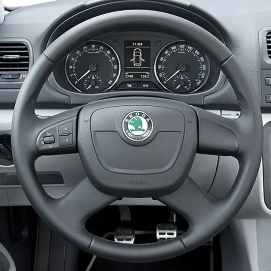 Steering Wheel Cover Kits for Skoda Octavia Roomster Fabia Superb Yeti 2008-2013