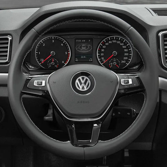 Steering Wheel Cover Kits for Volkswagen VW Amarok T6 California Caravelle Kombi Multivan Transporter 2015-2021