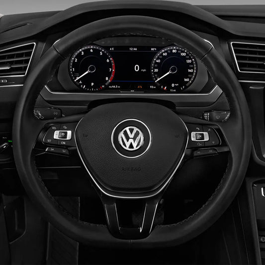 Steering Wheel Cover Kits for Volkswagen VW Golf 7 Polo 5 6 Up Arteon Passat B8 Tiguan Touareg T-Roc Jetta Touran Sharan Grand California Caddy Crafter 2013-2021