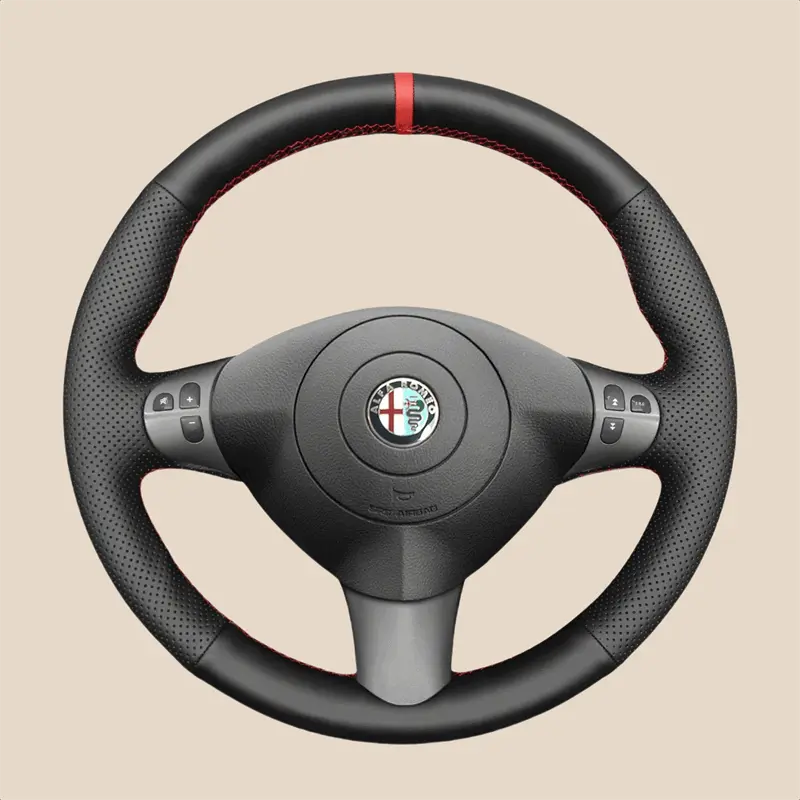 アルファロメオ 147 GT 2000-2010 用ステアリングホイールカバーキット