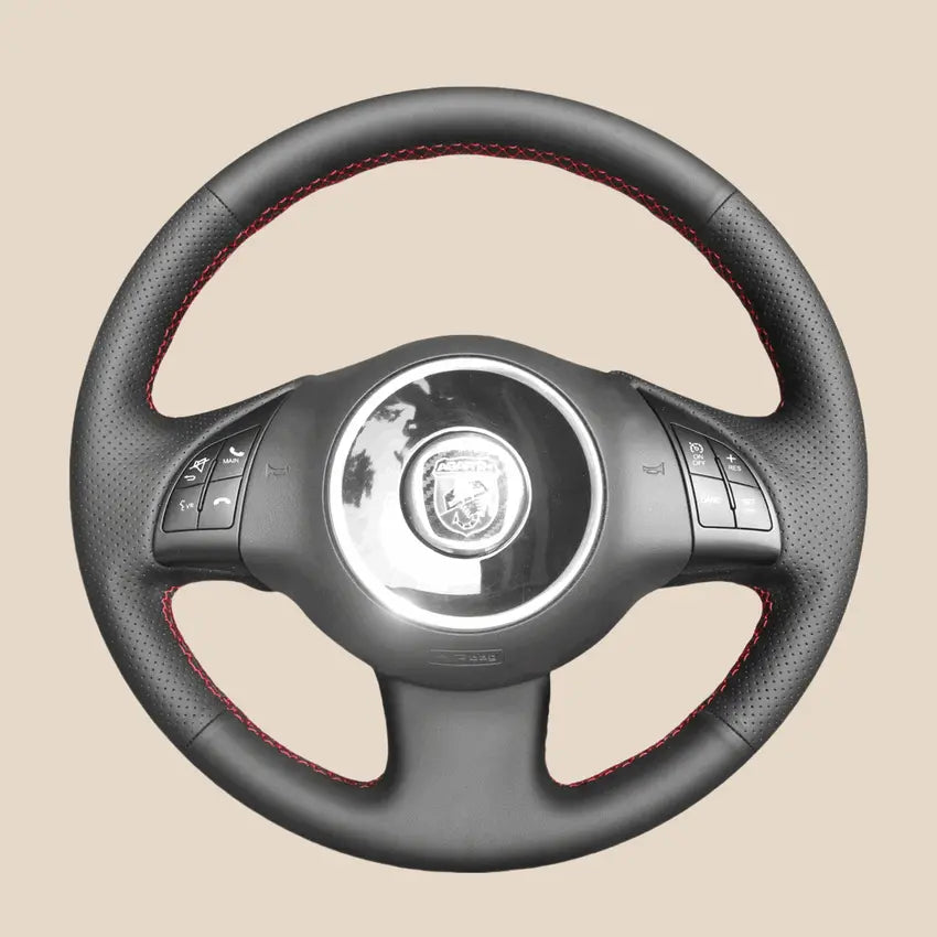 フィアット 500 500e 500C 2007-2018 用ステアリングホイールカバー