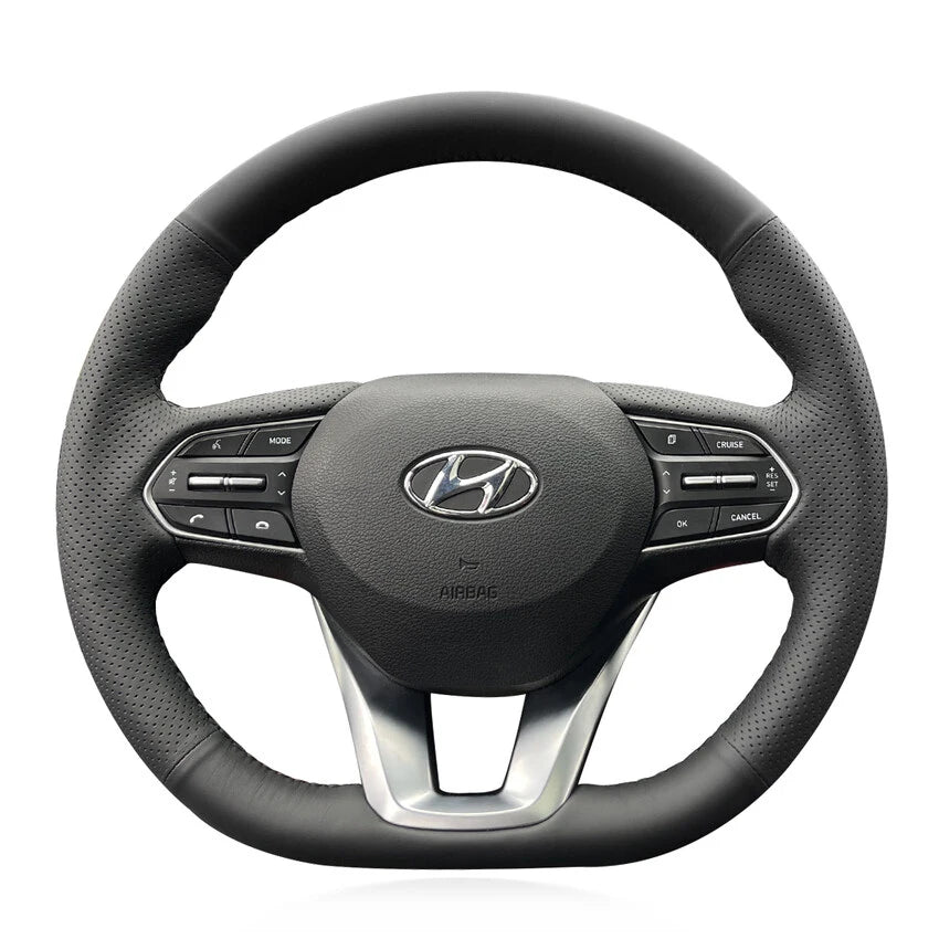 ヒュンダイ サンタフェ パリセード 2018-2020 用ステアリングホイール カバー キット