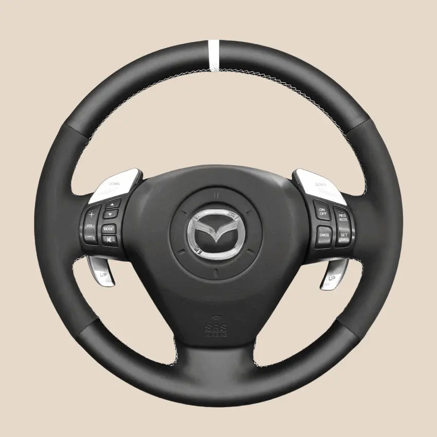 マツダ RX-8 RX8 2003-2008 用ステアリングホイールカバーキット マツダ RX-8 RX8 2003-2008 用ステアリングホイールカバーキット