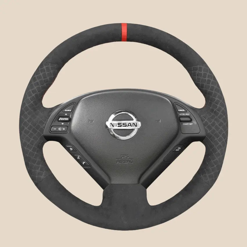日産スカイライン V36 J50 2006-2014 用ステアリングホイールカバー