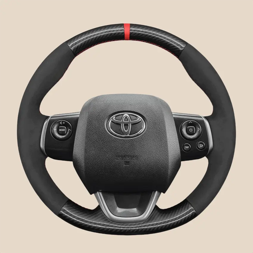 トヨタ シエンタ 2015-2024 用ステアリングホイール カバー キット