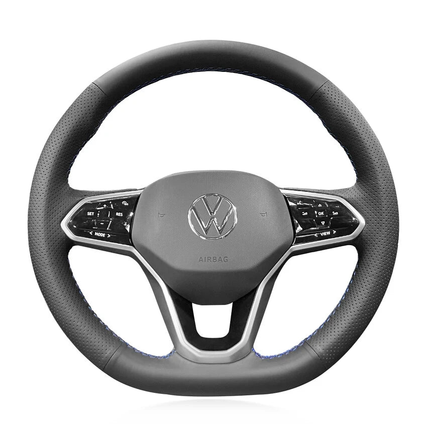 Steering Wheel Cover Kits for Volkswagen VW Atlas Cross Sport Taos Passat B8 2019-2023