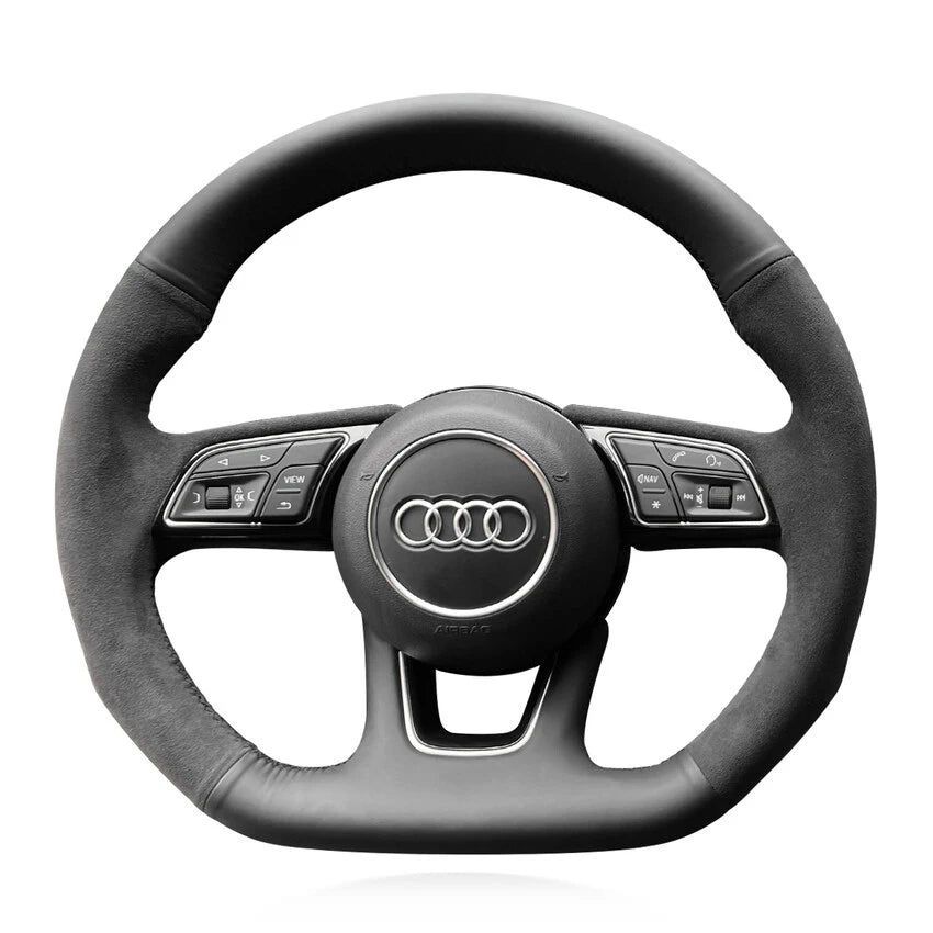 Steering Wheel Cover Kits for Audi A1 A3 A4 A5 S3 S4 S5 RS3 RS4 RS5 Q2 SQ2 2015-2023