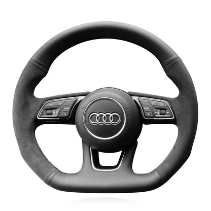 Steering Wheel Cover Kits for Audi A1 A3 A4 A5 S3 S4 S5 RS3 RS4 RS5 Q2 SQ2 2015-2023