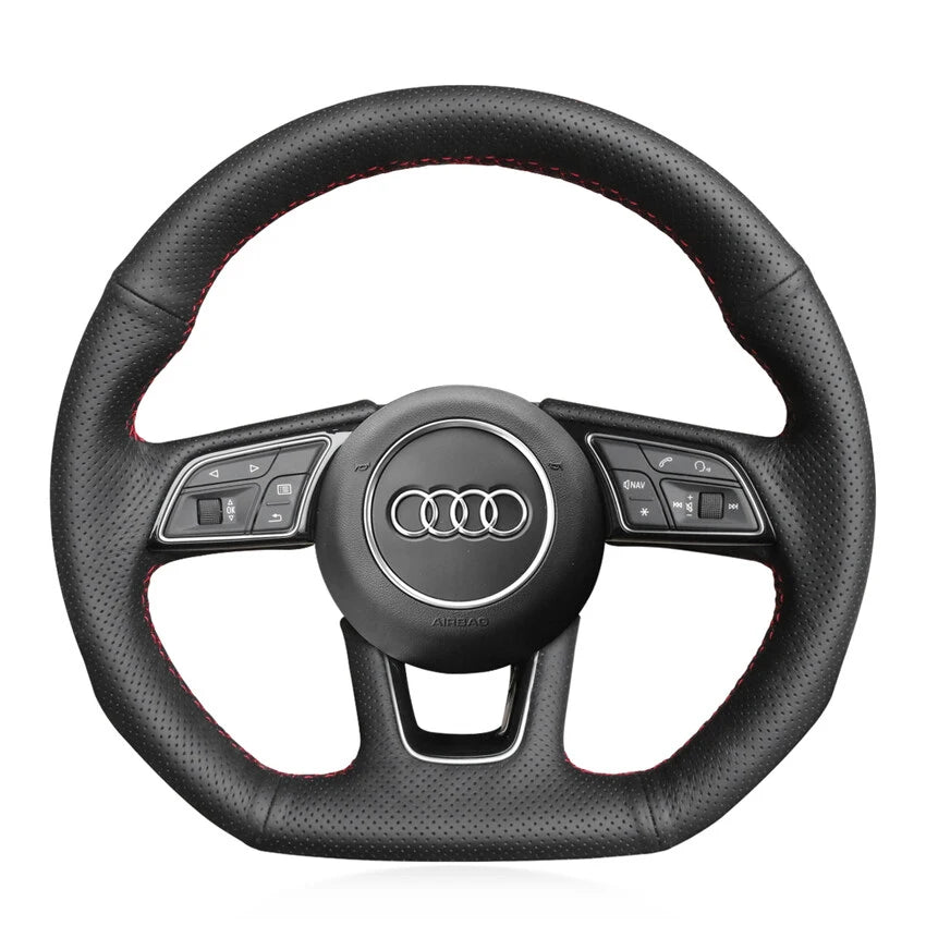 Steering Wheel Cover Kits for Audi A1 A3 A4 A5 S3 S4 S5 RS3 RS4 RS5 Q2 SQ2 2015-2023