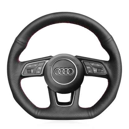 Steering Wheel Cover Kits for Audi A1 A3 A4 A5 S3 S4 S5 RS3 RS4 RS5 Q2 SQ2 2015-2023
