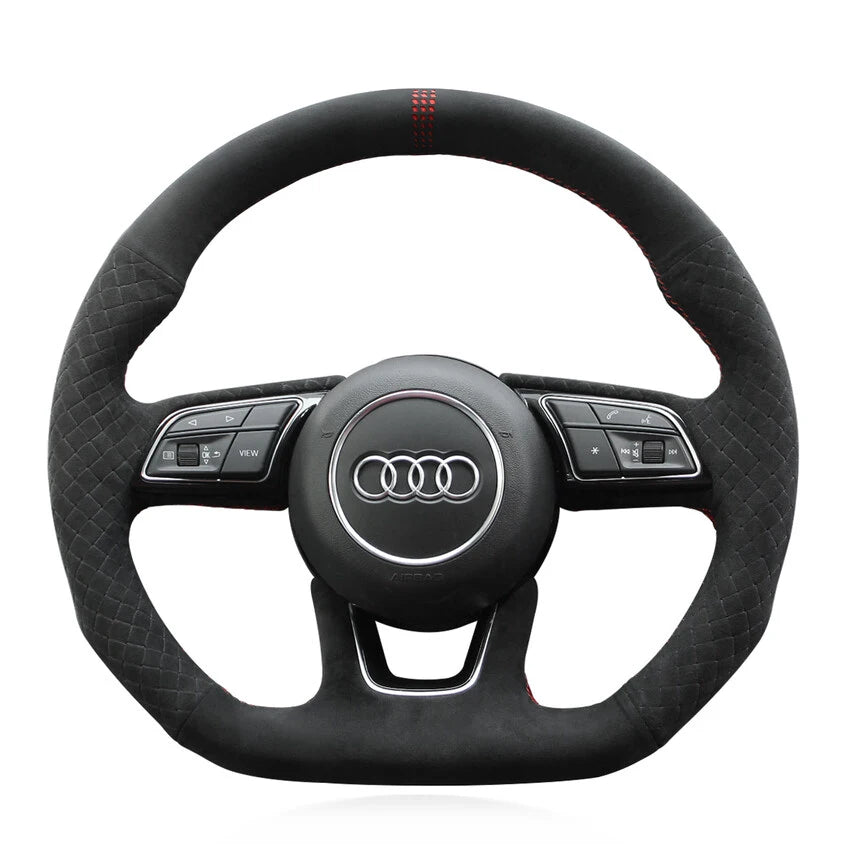 Steering Wheel Cover Kits for Audi A1 A3 A4 A5 S3 S4 S5 RS3 RS4 RS5 Q2 SQ2 2015-2023