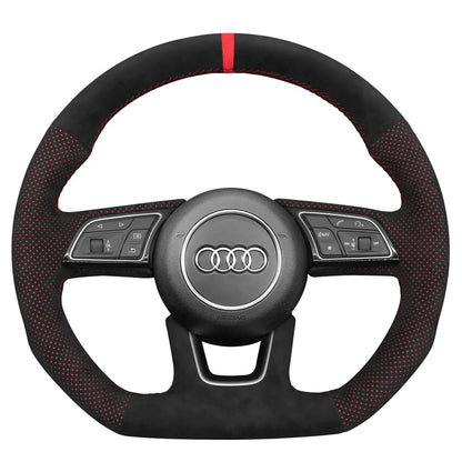 Steering Wheel Cover Kits for Audi A1 A3 A4 A5 S3 S4 S5 RS3 RS4 RS5 Q2 SQ2 2015-2023