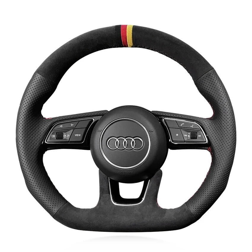 Steering Wheel Cover Kits for Audi A1 A3 A4 A5 S3 S4 S5 RS3 RS4 RS5 Q2 SQ2 2015-2023