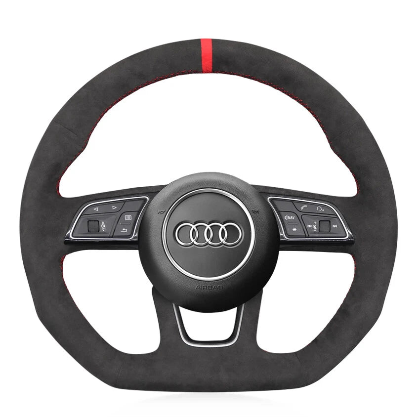 Steering Wheel Cover Kits for Audi A1 A3 A4 A5 S3 S4 S5 RS3 RS4 RS5 Q2 SQ2 2015-2023