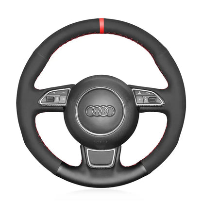 Audi A3 A4 A5 A6 A7 RS7用ステアリングホイールカバーキット S6 S7 S8 Audi A3 A4 A5 A6 A7 RS7用ステアリングホイールカバーキット S6 S7 S8