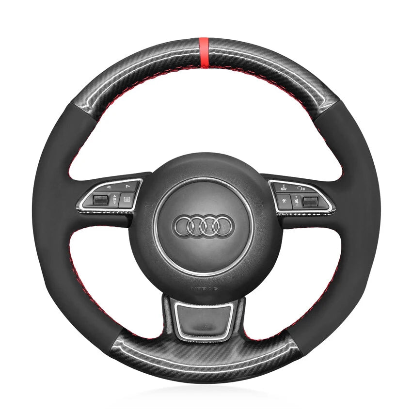 Steering Wheel Cover Kits for Audi A3 A4 A5 A6 A7 RS7 S6 S7 S8 Allroad 2012-2018