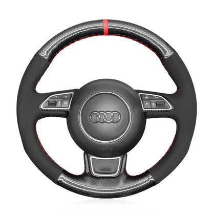 Steering Wheel Cover Kits for Audi A3 A4 A5 A6 A7 RS7 S6 S7 S8 Allroad 2012-2018