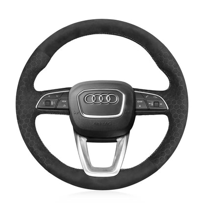 Kits de fundas para volante para Audi A3 A4 A5 S3 S4 S5 RS3 RS4 RS5 Q2 SQ2 Q3 RSQ3 Q5 SQ5 Q7 SQ7 Q8 SQ8 RSQ8 2015-2022