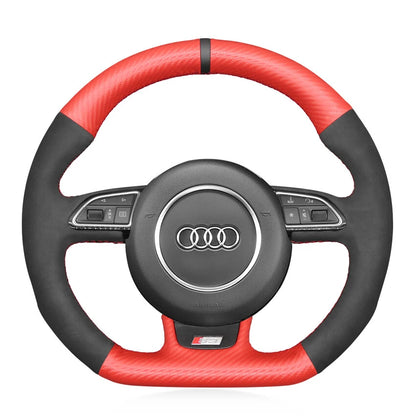 Steering Wheel Cover Kits for Audi A5 A7 RS5 RS7 S3 S4 S5 S6 S7 SQ5 2012-2018