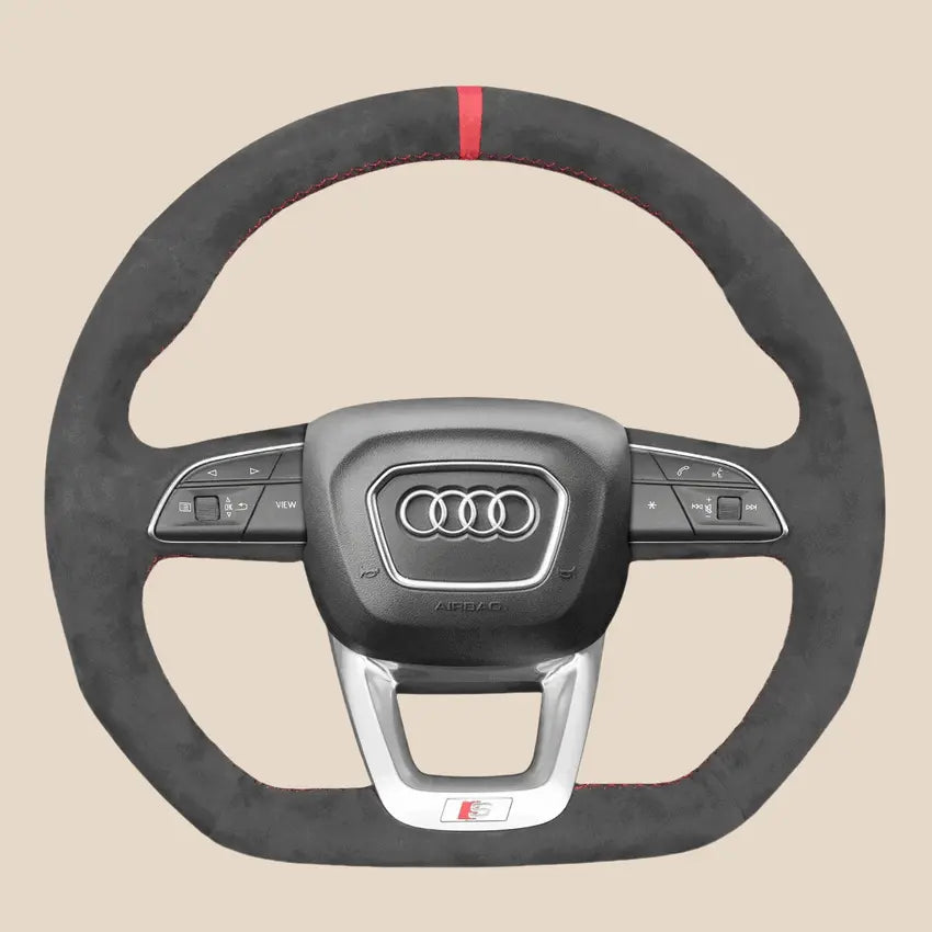 Steering Wheel Cover Kits for Audi Q3 RSQ3 Q5 SQ5 Q7 SQ7 Q8 SQ8 RSQ8 2015-2023