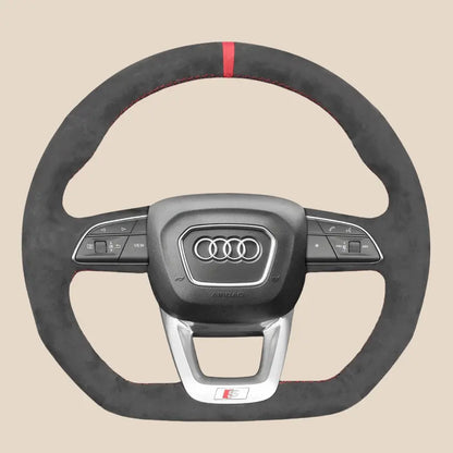 Steering Wheel Cover Kits for Audi Q3 RSQ3 Q5 SQ5 Q7 SQ7 Q8 SQ8 RSQ8 2015-2023