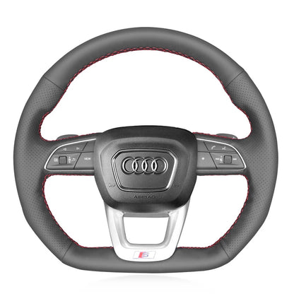 Steering Wheel Cover Kits for Audi Q3 RSQ3 Q5 SQ5 Q7 SQ7 Q8 SQ8 RSQ8 2015-2023