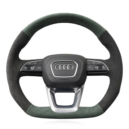 Steering Wheel Cover Kits for Audi Q3 RSQ3 Q5 SQ5 Q7 SQ7 Q8 SQ8 RSQ8 2015-2023