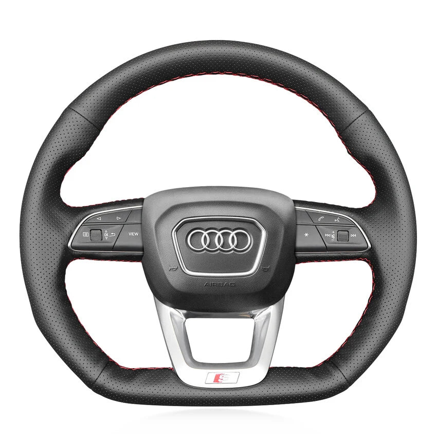 Steering Wheel Cover Kits for Audi Q3 RSQ3 Q5 SQ5 Q7 SQ7 Q8 SQ8 RSQ8 2015-2023