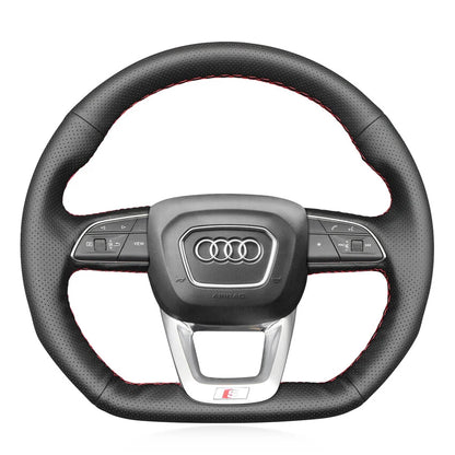 Steering Wheel Cover Kits for Audi Q3 RSQ3 Q5 SQ5 Q7 SQ7 Q8 SQ8 RSQ8 2015-2023